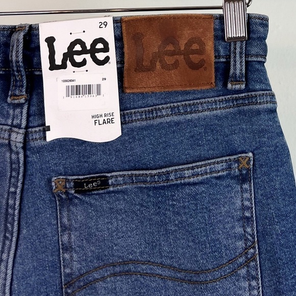 NWT Lee Heritage High Rise Slim Fit Flare Jeans in Clear Cut - Picture 12 of 12